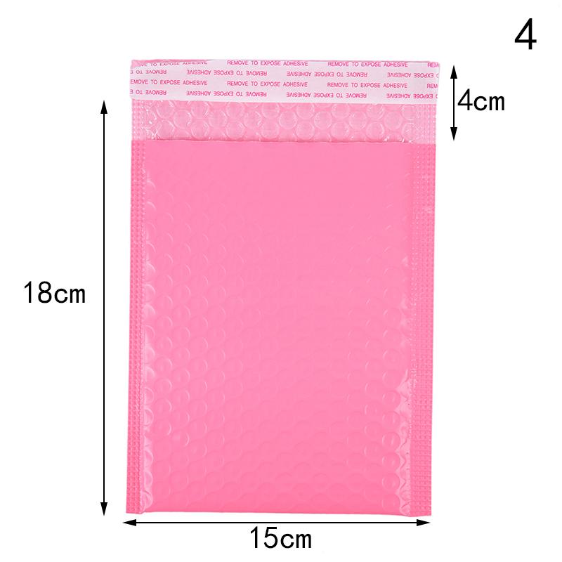 10X Pink Bubble Bag Mailer Plastic Padded Envelope Shipping Bag Packaging MIT