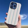 Стильный полосатый чехол для телефона iPhone 17 16 15 14 13 12 11 X XR XSMAX 7 8 Air Pro Max Plus Роскошная двухслойная задняя крышка