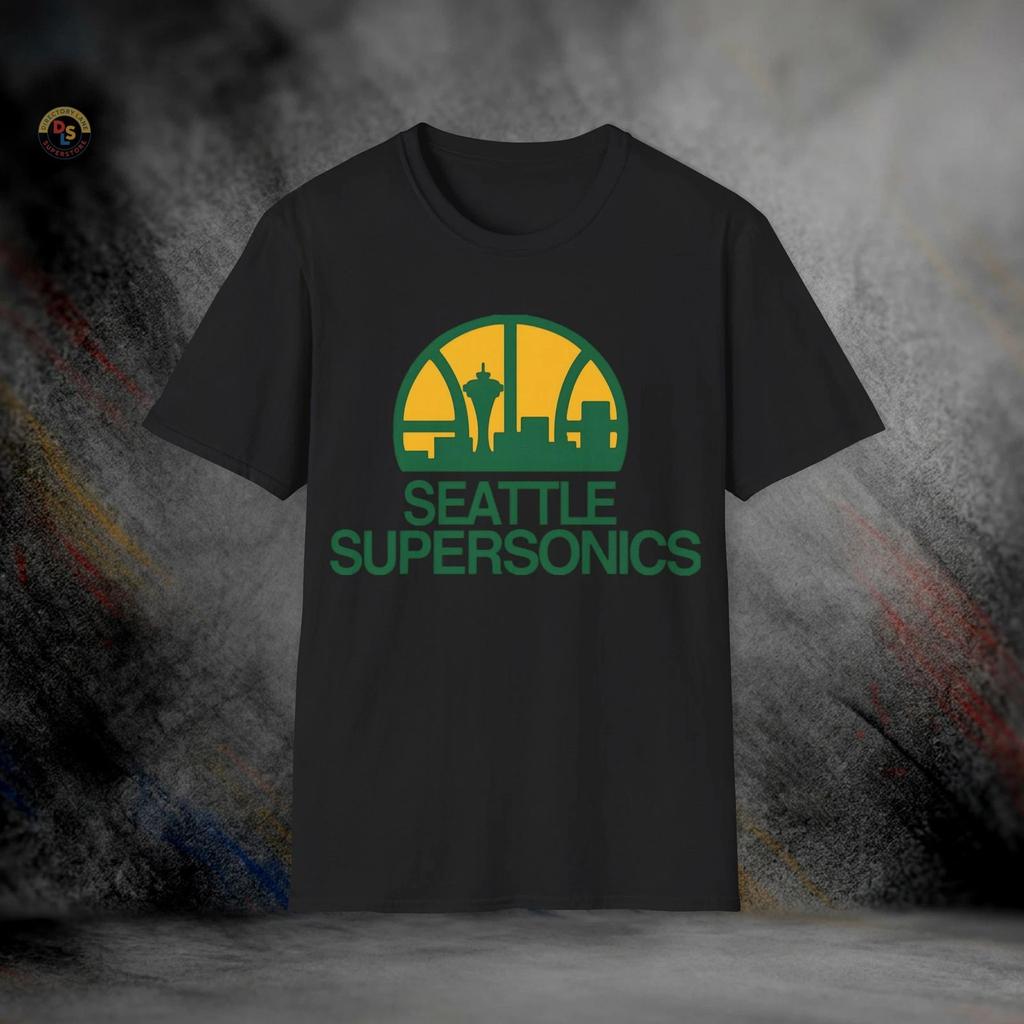 Seattle SuperSonics Defunct Retro Basketball T-Shirt | Softstyle Tee