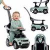 Jeździk Dla Dziecka Z Rączką I Obejmą Sport Car Szałwia Sun Baby