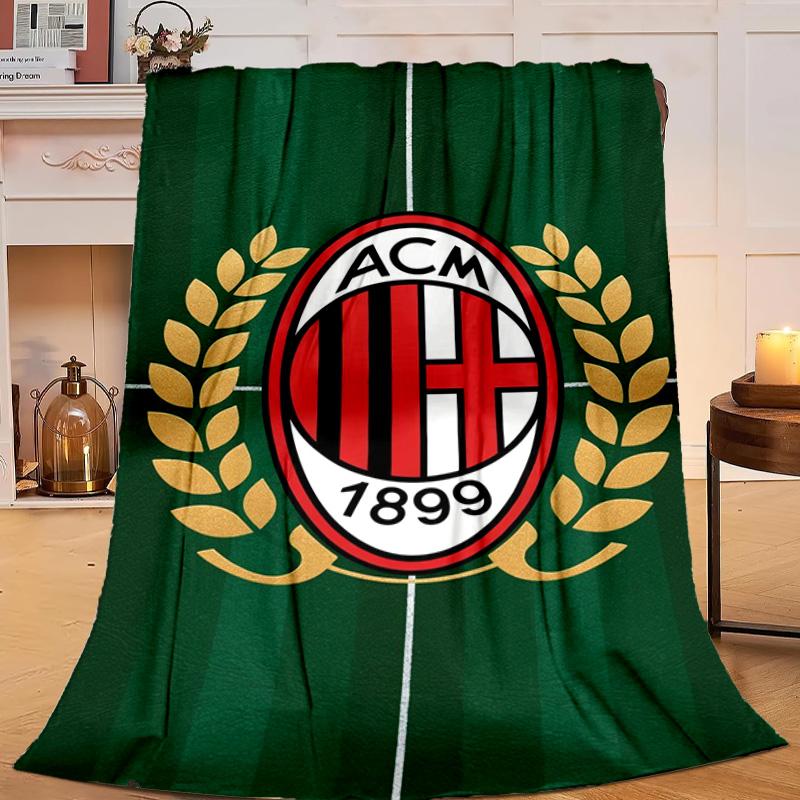 1PC 1909 Football Club Flannel Blanket Gift, Suitable for Both Men And Women, Soft Ideal for Beds And Sofa, Birthday Or Christmas Gift