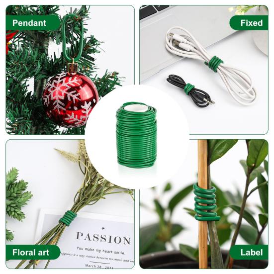 1 рулон, мягкие гибкие садовые стяжки, проволока для растений, поддерживающая фиксация вьющихся растений, стяжки, садовые принадлежности