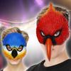 Yousheng Bird Masque Halloween Costume Adult Men Women Cosplay Masque Disguise Party Upper Half Face Masque for Cosplay Photography Props