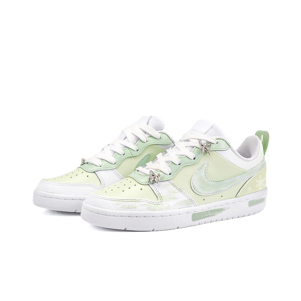 Nike Кроссовки Court Borough Low Love Tuesday, Янтарный Нескользящая Износостойкая Нескользящая Износостойкая Низкие BQ5448-100(Команда189-)