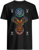 Satanik Pentagramma Ramzi Echki Boshli Futbolka. Premium Paxta Qisqa Yengli O-Bo'yin Erkaklar Futbolkasi Yangi S-3XL