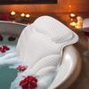 Ergonomic Bath Pillow For Neck And Back Support In The Bathtub - Bathtub Pillow With 6 Non-slip Suction Cup Fittings