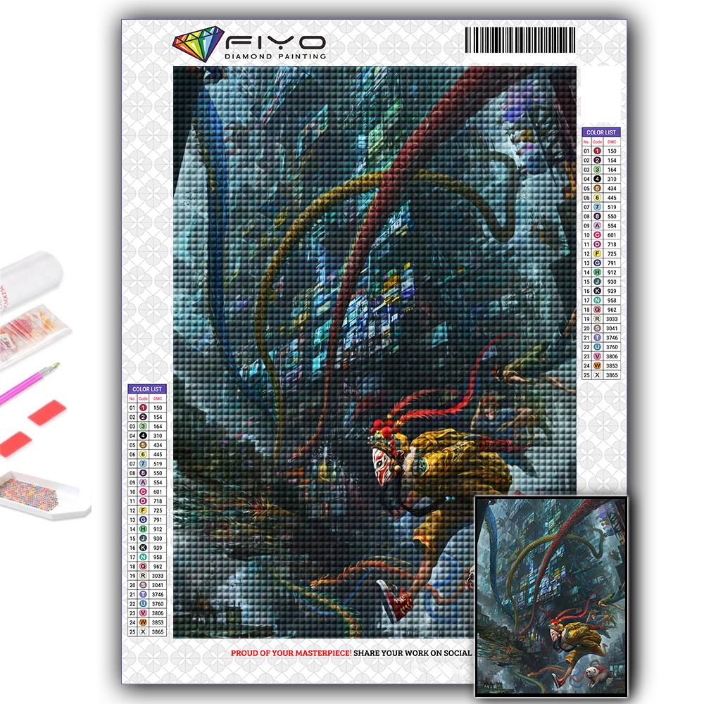 Алмазная вышивка Китайский дракон 5D DIY Алмазная картина Вышивка крестом Горный хрусталь