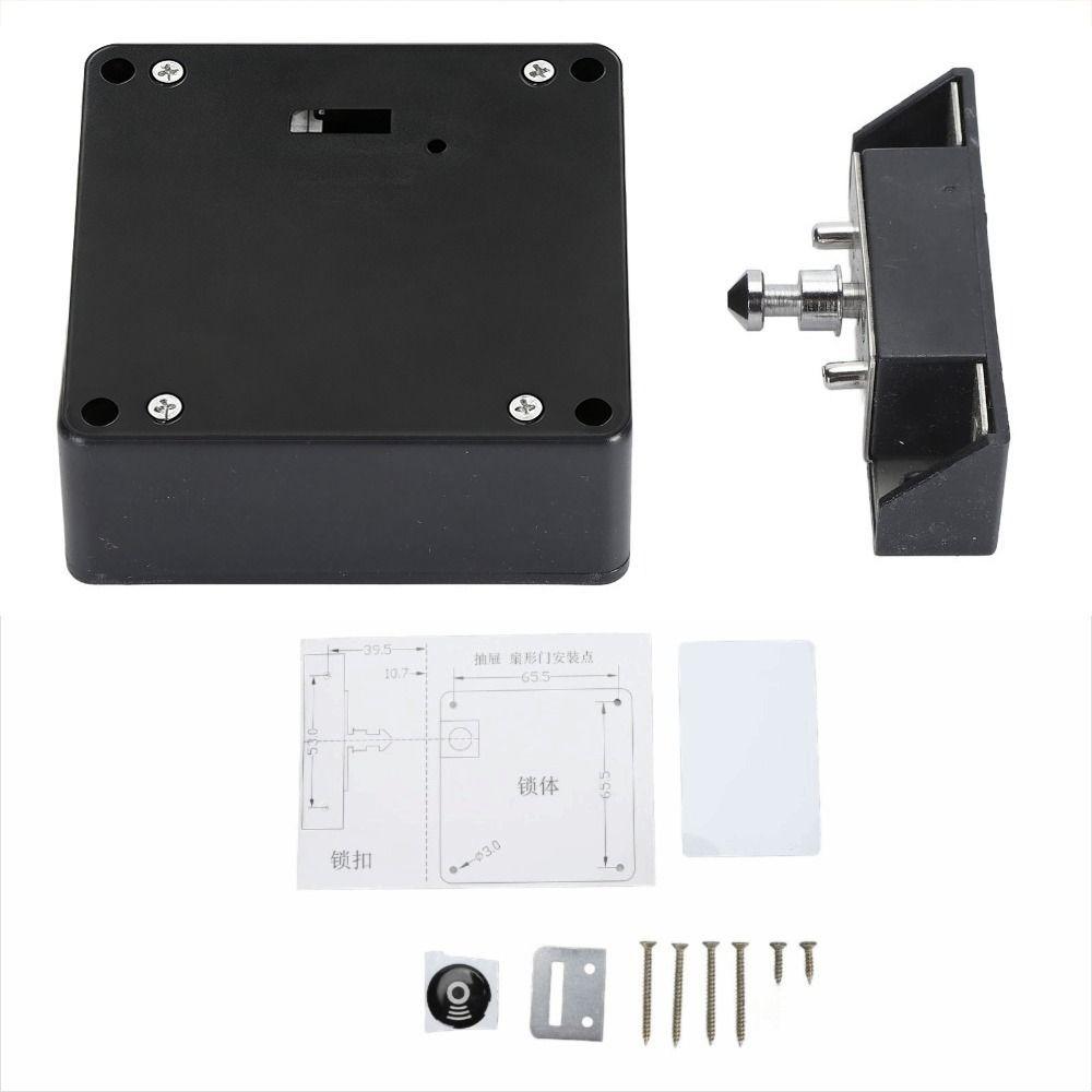 Invisible Electronic Cabinet Lock ABS Smart Cabinet Lock Safety Drawer Lock Pantry