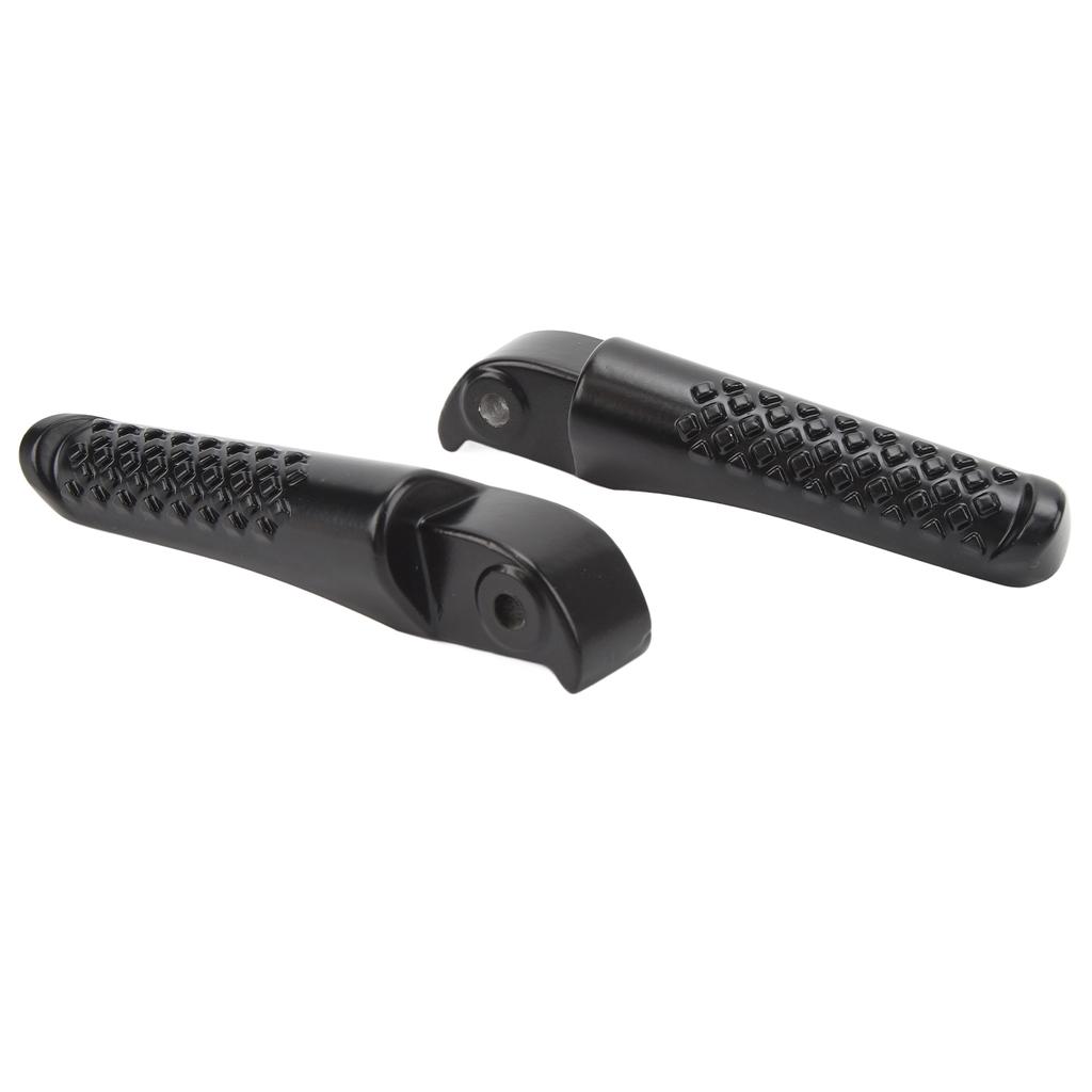 2Pcs Front Foot Peg Bracket Left And Right Black Footrest Holder Replacement For Coleman