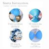 106pcs Navy Blue Balloons Arch Kit Silver Gold Confetti Balloons for Baby Shower Birthday Wedding Party Decoration