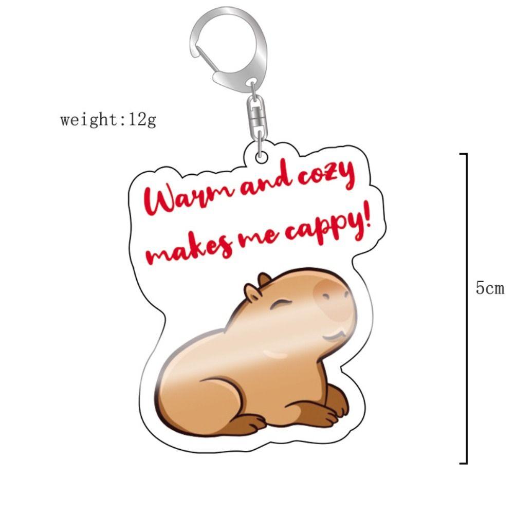 Брелок с изображением капибары, капибары, смолы, брелоки с изображением животных капибары, брелоки для ключей, сумка, подвеска