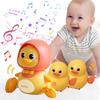 Educational Toy [Recommended by Toy Consultants & Popular Childcare Workers] Baby Toy Set of 3 Ducks (Mother and Ducklings) for Ages 0 and Up