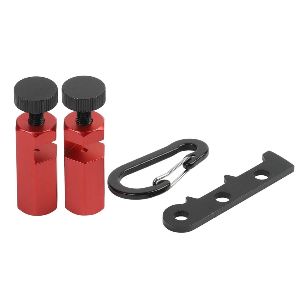 Portable Tall Stair Gauges with Holder and Carabiner for Framing Square Aluminum Alloy Tool for Accurate Carpenter Measurements