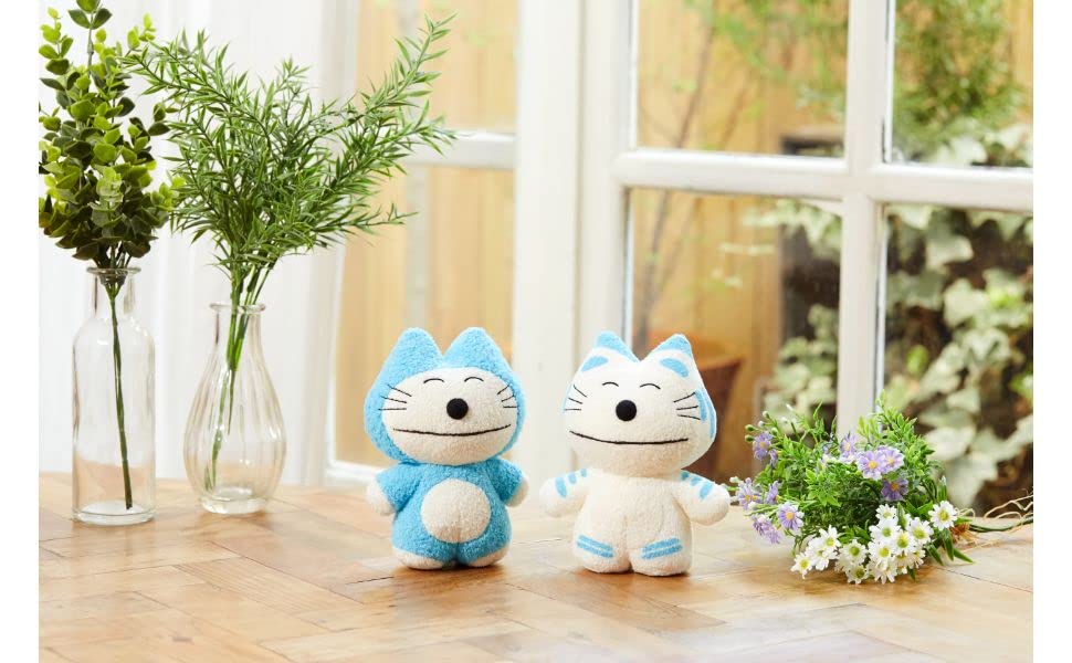 11 Котов Токотоко Клуб Плюшевый Набор из 2 Тигр Высота 15см (Синий и Кот) ок.