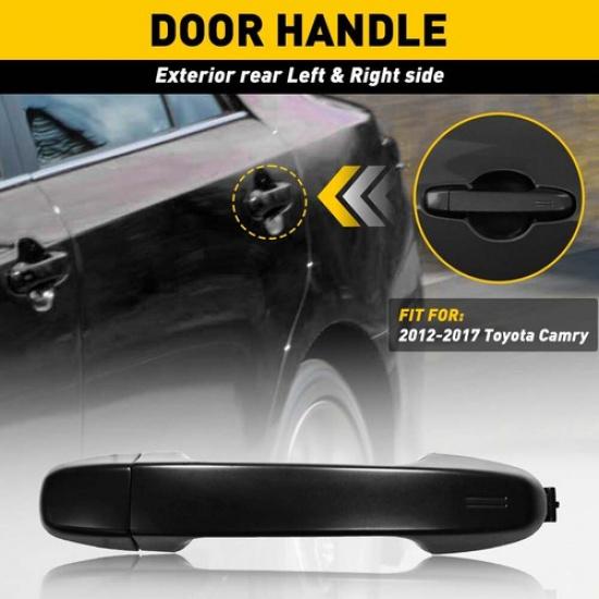4X Front Rear Left Right Side Exterior Door Handle For 2012-2017 Toyota Camry