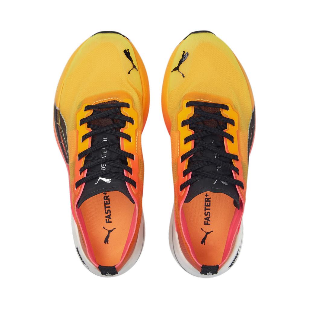 Puma Running Training Club Deviate Nitro Elite Fire Glow 37760301 Shoes, Shoes, Activities, (Yellow/23.0/Lady's)
