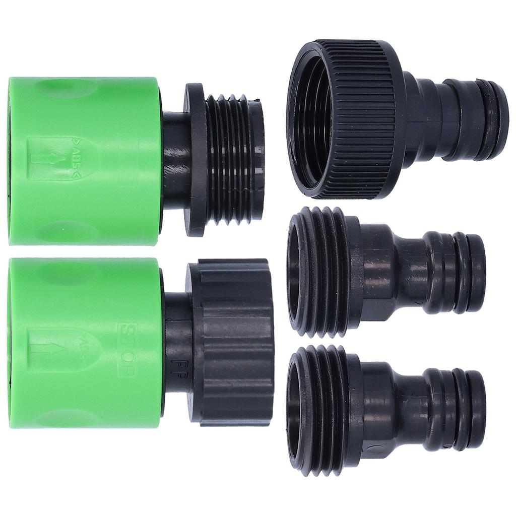 Hose Quick Connector NPT 3/4 Female Male Thread Coupler Nipple for Garden Lawn Irrigation