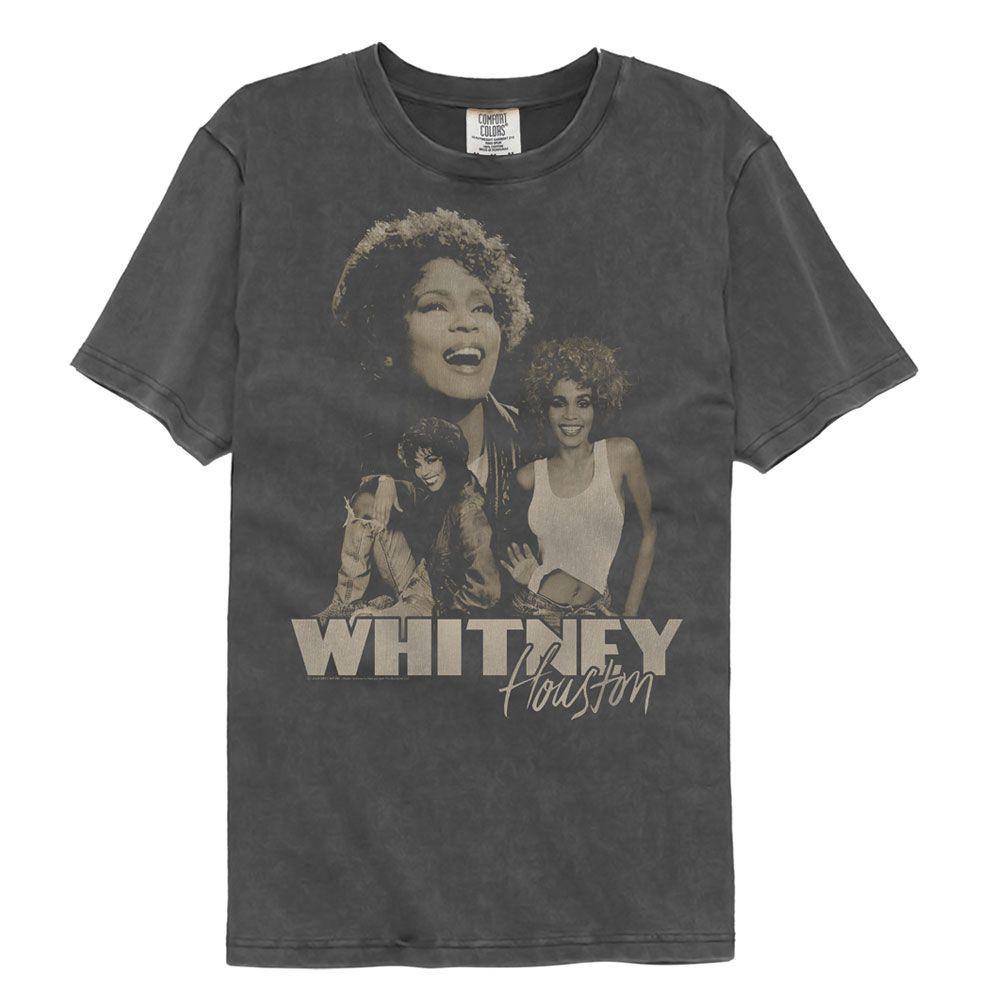 26 Whitney Houston Three Images Pepper Comfort Colors Music Shirt Unisex T-Shirt