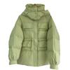 Hooded white duck down jacket women's 2024 winter new Dongmen waist tooling warm small jacket tide
