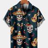Hawaiian Men's Shirt Cat Printed Short Sleeve Tops Beach Vacation Sunset Harajuku Clothing Unisex Style Shirts