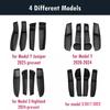 4 шт. ТПЭ Поддоны для боковых дверей для Tesla Moldel Y Juniper Model 3 Highland Model Y/3 Органайзер для хранения в дверях Передние и задние поддоны для дверей