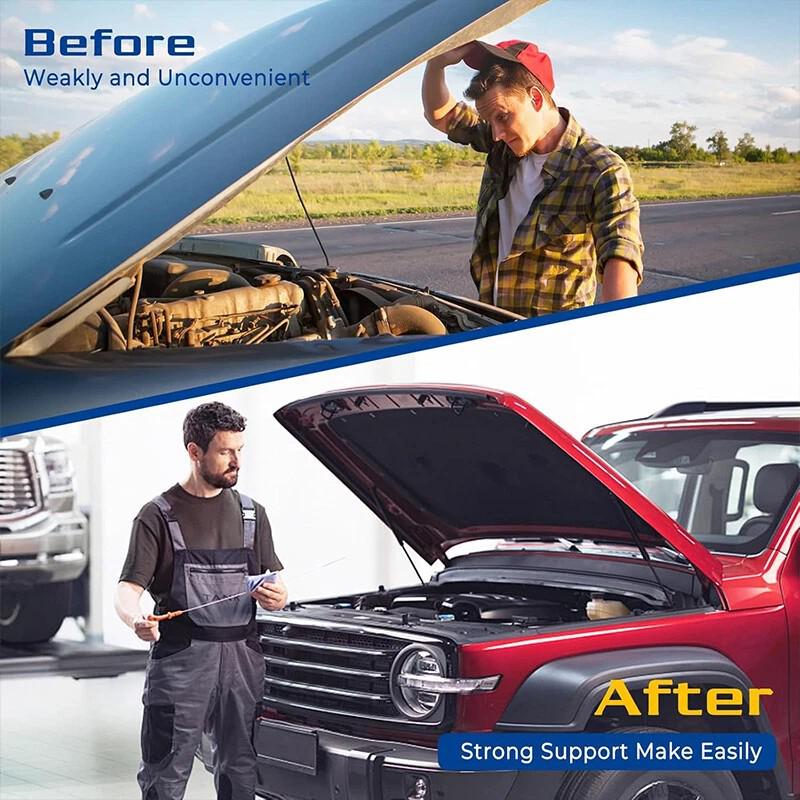 Compatible Hydraulic Hood Rod for 2018+ Jeep Wrangler JL & 2023 Model