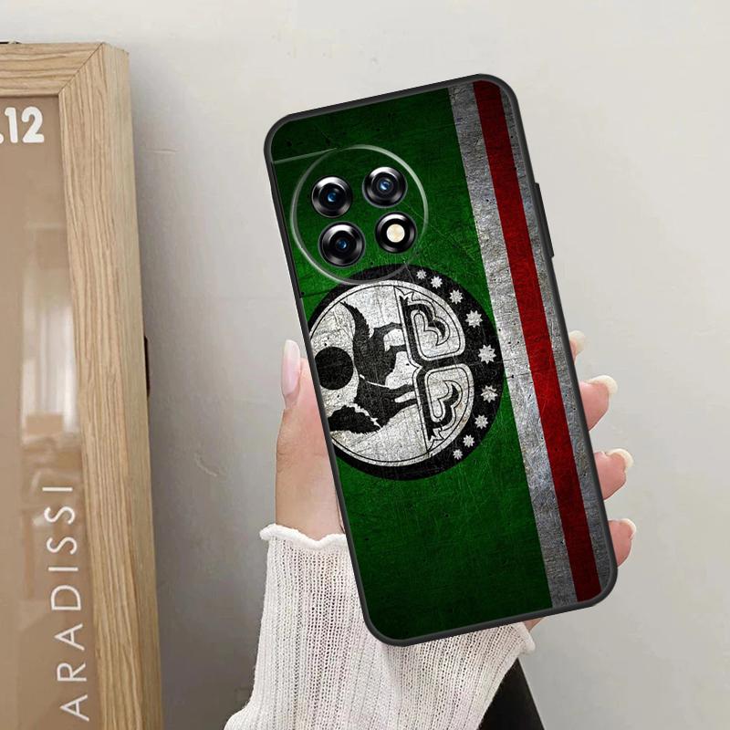 Chechnya Flag Chechen Wolf Case For OnePlus 12R 12 11 9 10 Pro 10R 10T OnePlus Nord 3 2T N10 N20 CE 2 Lite CE4 Cover
