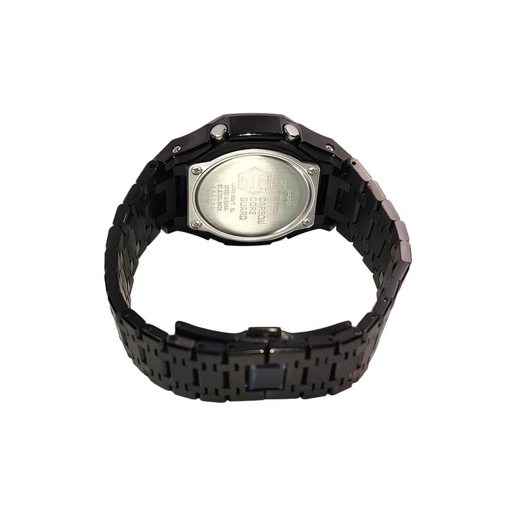 CASIO Men Liquid Crystal,Analog Dual Display Series 44mm Gold Watch GA-2100GB-1A(Watch3--)