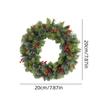 Artificial Xmas Wreath Gifts Christmas Table Decoration  For Door Window Fireplace