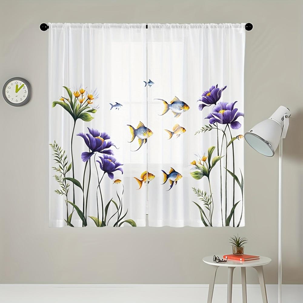 Гламурный стиль полупрозрачные шторы 2 панели карниз подвесные твиловые шторы из полиэстера для спальни кухни напольные жалюзи на окна