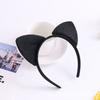 Sex Underwear Sex Accessories Cute Black Cat Ears Headband Hairpin Short Plush Cat Girl, Headband Spot