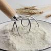 Креативный новый блендер из нержавеющей стали для DIY, хлеба, теста, формы для выпечки, венчик для теста, взбивания яиц, миксер, инструмент, дубовая деревянная ручка