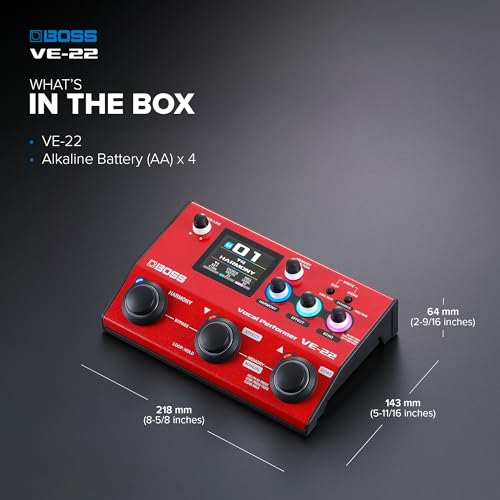 BOSS VE-22 Вокальный процессор