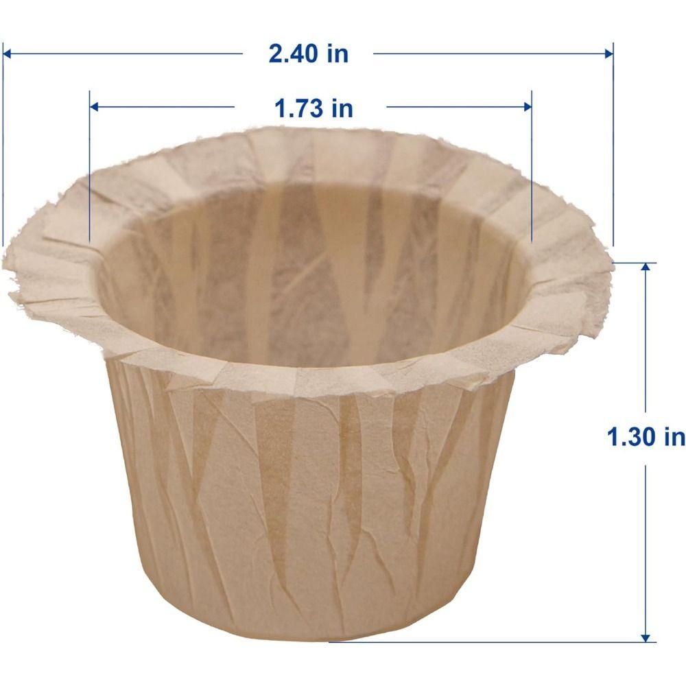 50/100 Pcs Natural Disposable Coffee Paper Filters K Cup Paper Filters  for Most Reusable K Cup Pods