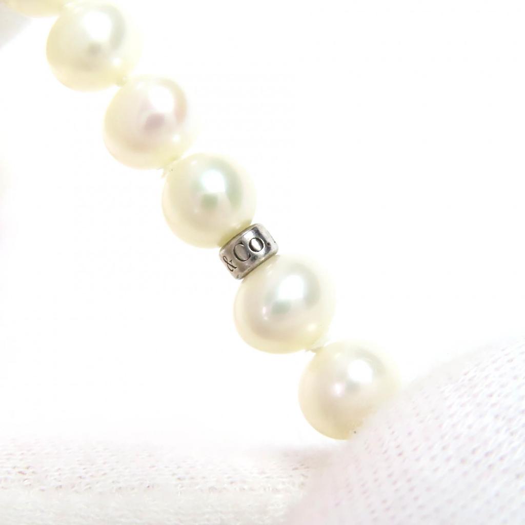 TIFFANY&Co. Necklace Long Pearl Necklace Accessories White System Pearl Women Used