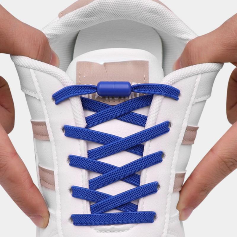Elastic Laces Sneakers Colorful Options No Tie Shoelace for Sports Round Shoelaces Without Ties Kids Adult Shoes Accessories
