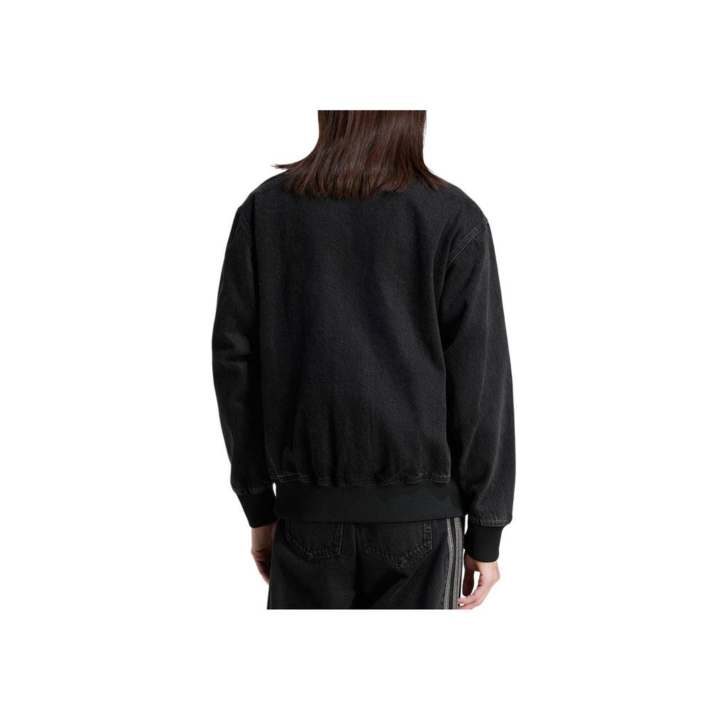 adidas Adicolor Denim Firebird Track Top True Black Denim Мужская уличная одежда JC6717
