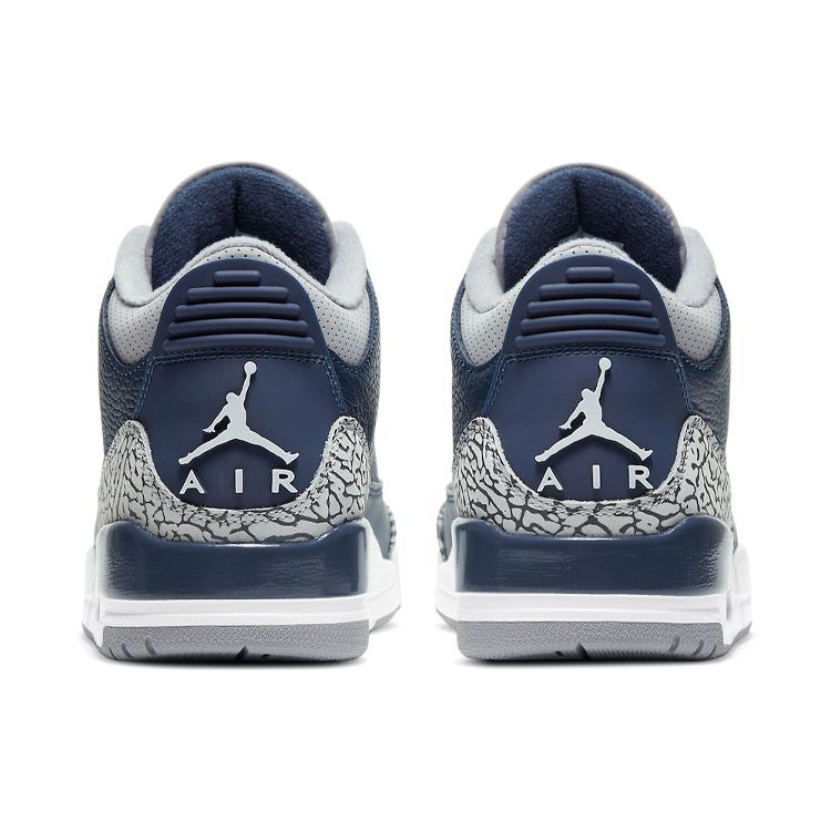 Мужские кроссовки Air Jordan 3 Retro Georgetown Blue Midnight-Navy Cement-Grey CT8532-401