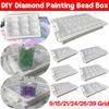 9/15/21/24/26/39 Grids Clear Diamond Painting Accessories Box Diamond Painting Embroidery Box for Diamond Painting Accessories