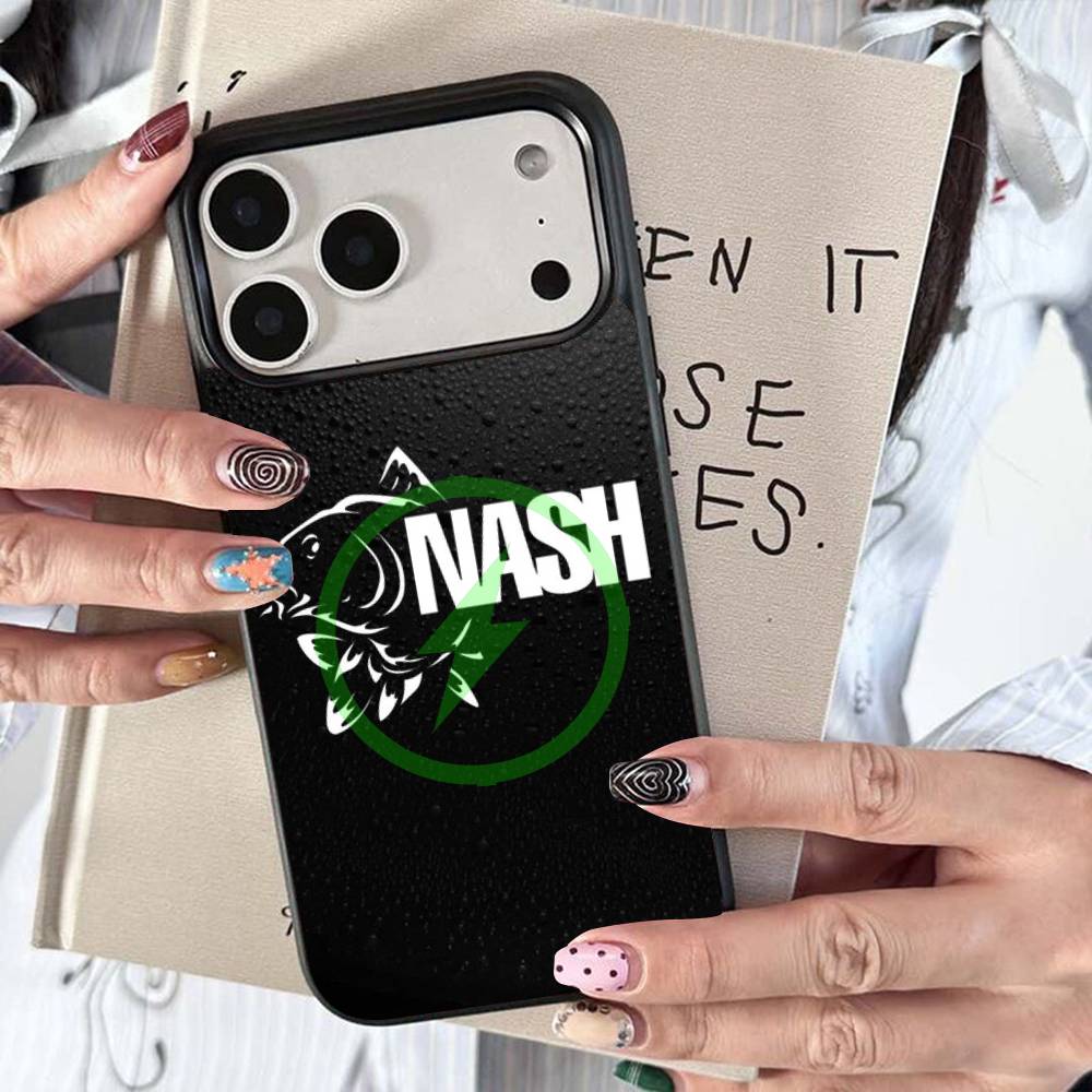 N-Nash Fishing Cool Magnetic Charging Cover Phone Case For IPhone 17 16 14 13 12 11 15 Pro Max For Magsafe Wireless