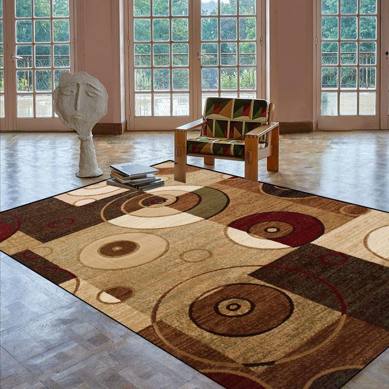 Classic Style Light Luxury Carpet Large Living Room Sofa Rug Non-slip Bedroom Decoration Rug Washable Lounge Coffee Table Mat