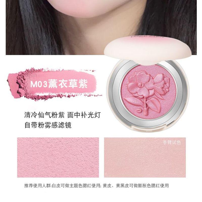 MACK ANDY - Velvety Flower Embossed Blusher- 3 Colors