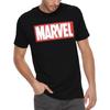 Мужская футболка Marvel с простым классическим логотипом из комиксов