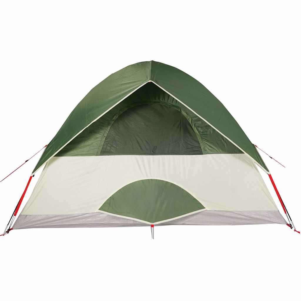 Dome Camping Tent for 2 Persons Green Waterproof