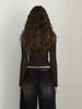 ETMON Damaged Black Denim Pants Black