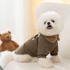 Pet clothes can be towed Thickened cotton-padded clothes Teddy Bi Xiong Pomeranian kitten dog clothes Autumn and winter clothing
