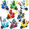 MINISO Anime Characters 24 Pieces Ninjago Mini Figure Building Block Toys Mini Doll Doll Figure Block Kids Toys Birthday Gifts