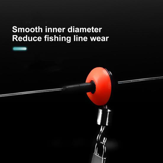 100 шт. Рыболовные стопоры-бобы с застежками-вертлюжками, противоударный буфер, защита лески, аксессуары, коннектор для рыболовного поплавка, стопоры, морская рыбалка