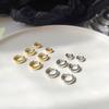 Женские вкладыши Новые модные серьги для женского темперамента Круглые кольца