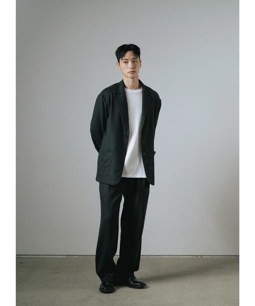 Wagi Flannel Wool Pritzker Pants (Charcoal)